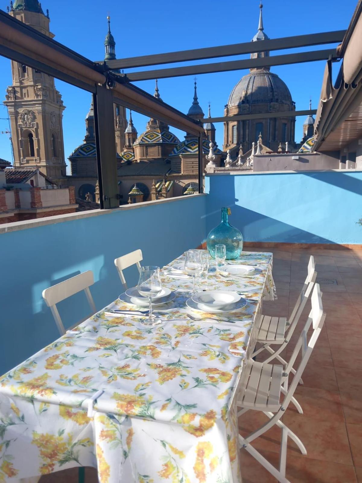 Апартаменти La Terraza Del Pilar Сарагоса Номер фото