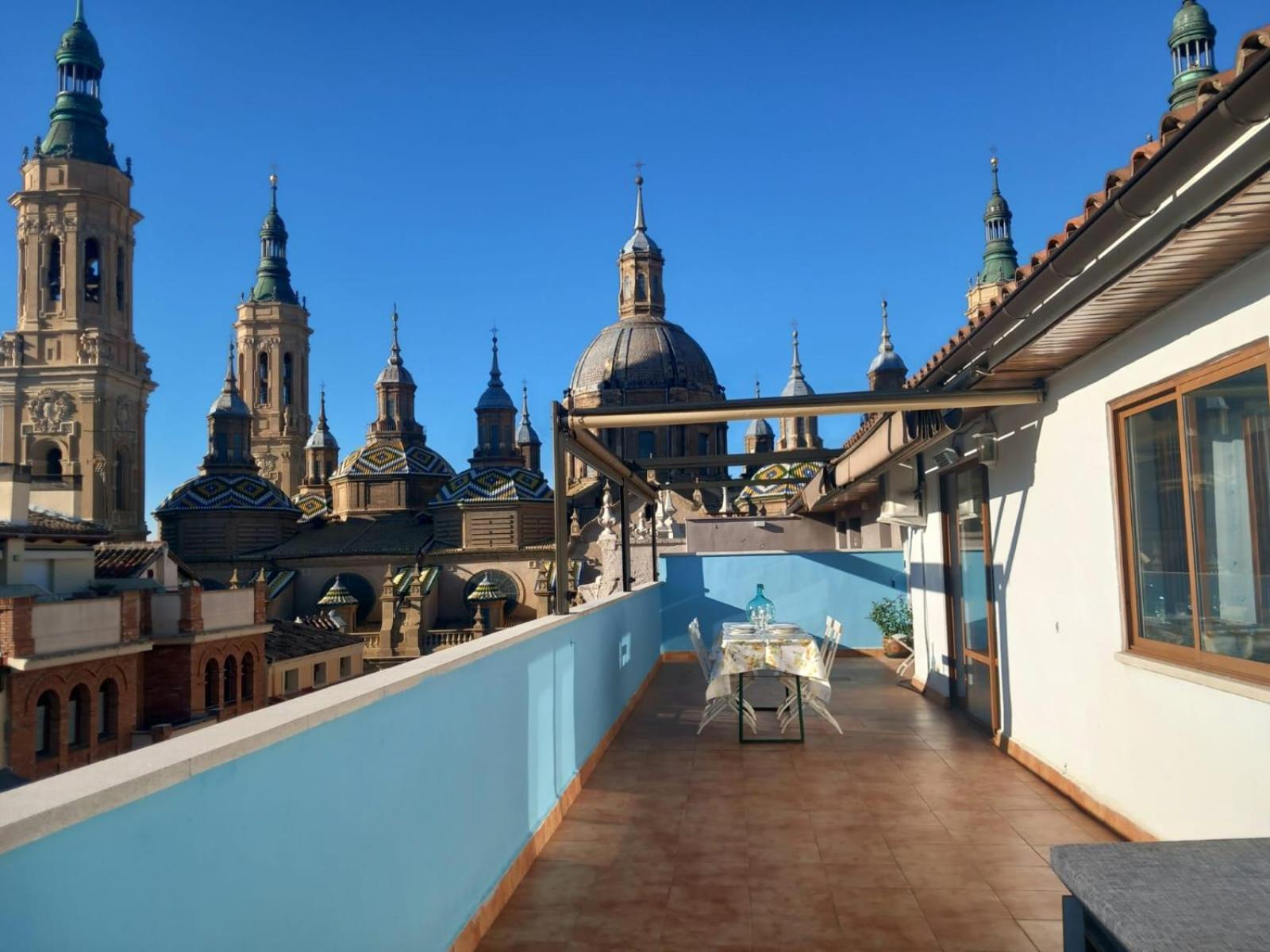 Апартаменти La Terraza Del Pilar Сарагоса Екстер'єр фото